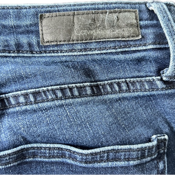 Calvin Klein Ultimate Skinny Jeans Size 6x30 Dark Wash Stretch Denim - Picture 3 of 5